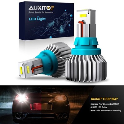 2PCS AUXITO 912 Canbus 921 T15 W16W LED White Bulb Car Backup Reverse Light NEW