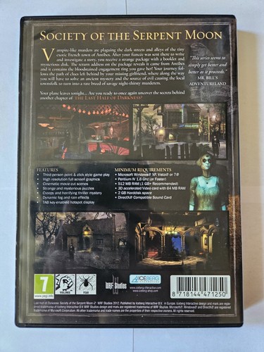 73216 - Society Of The Silent Moon Last Half Of Darkness - PC - Picture 2 of 2