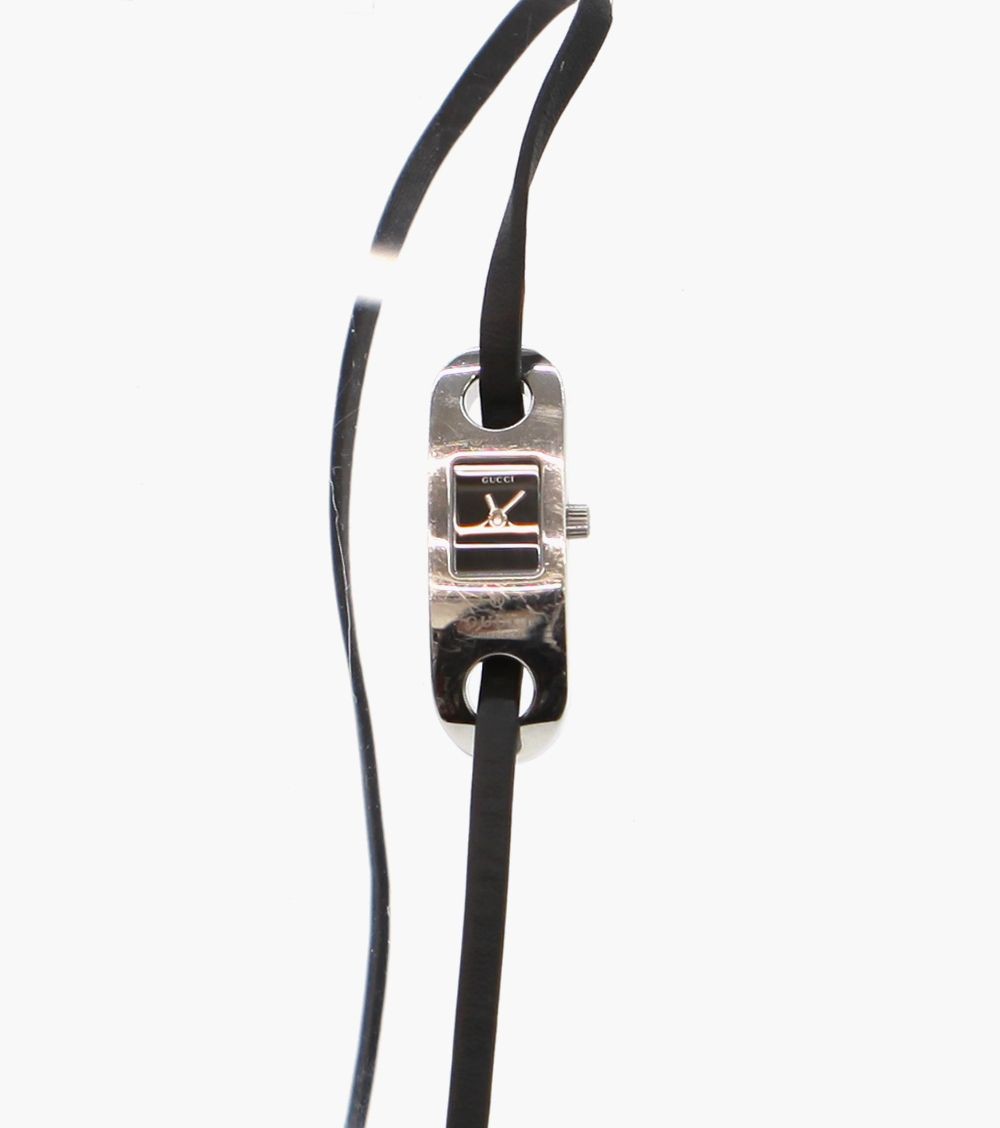 Gucci 6100L Black Strap Watch 1692 146384813