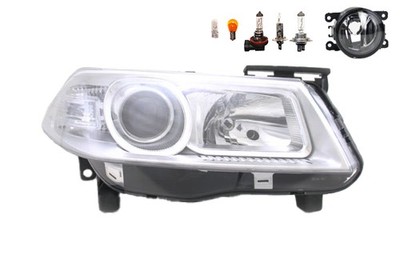 Scheinwerfer Halogen passend für Renault Megane II 01/06 - H7 H1 R + Nebel+Leuc.