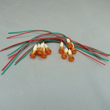 10Pcs 12V DC/AC 10mm YELLOW Panel Mounting LED Indication Signal Pilot Light USK