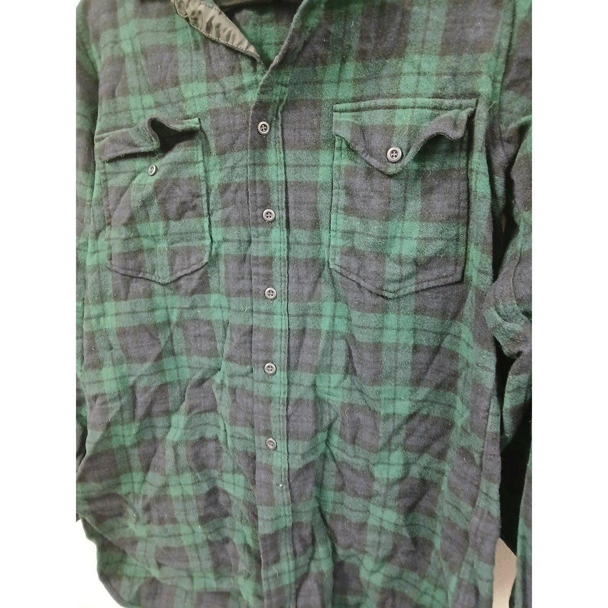 authentic vintage Pendleton Woolen Mills 100% Virgin Wool Shirt Jacket XL Long View 3