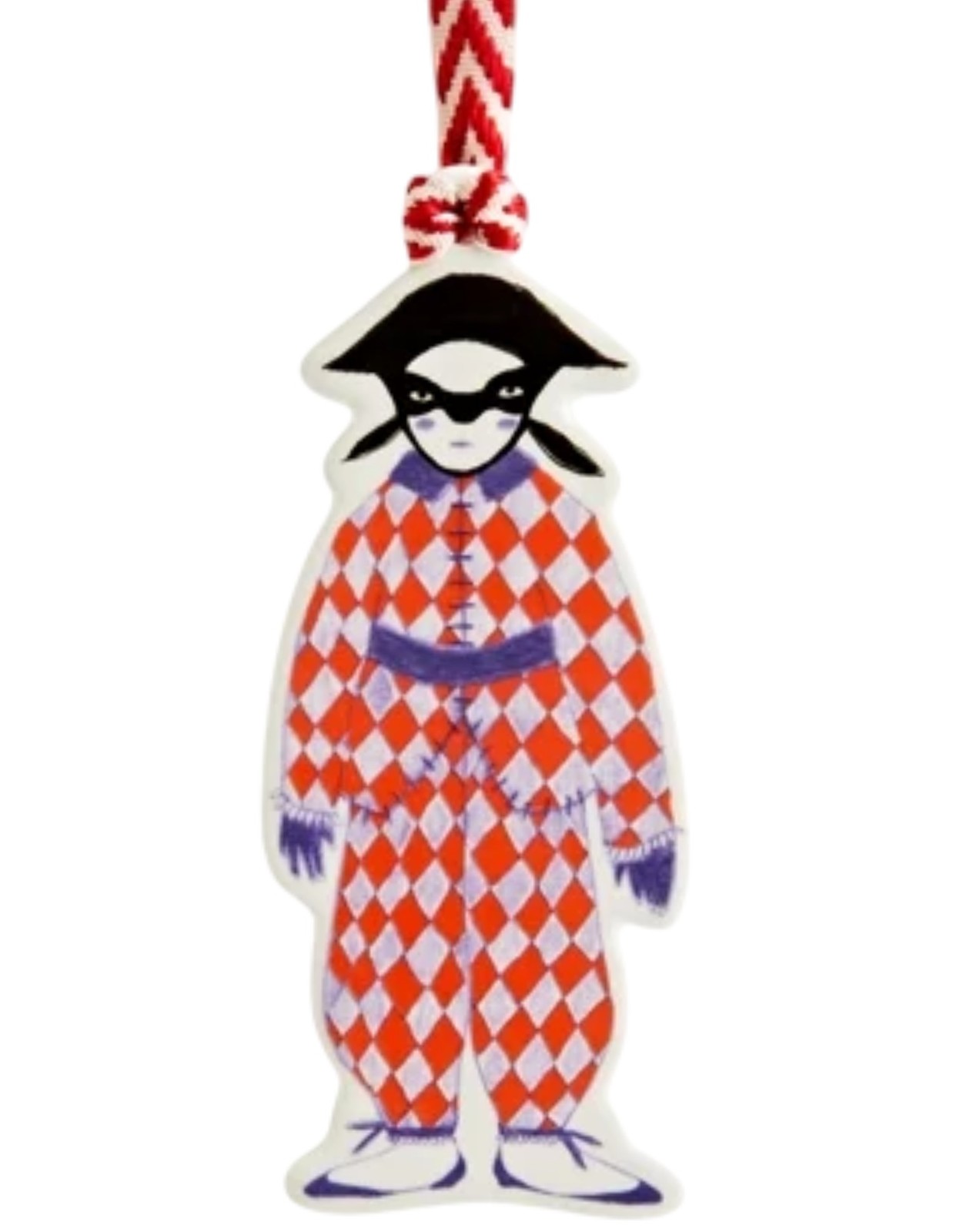 Wedgwood Harlequin Nutcracker Christmas Tree Decoration