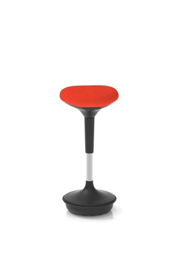Sitall Deluxe Vistor Stool Fabric Seat Mandarin BR000213