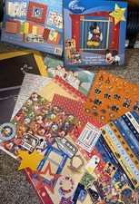 Disney Mickey Mouse Scrapbook Album Kit -11 Pages, Stickers, Cut Outs 2010 Parks