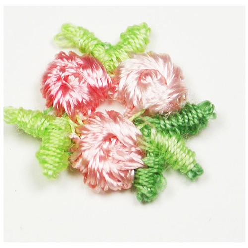 Appliques - Sew On Tri Buds 24 Pack *colors* Free Shipping USA - Picture 2 of 7