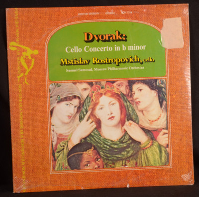 Dvorak Cello Concerto in B minor Moscow Philharmonic Orchestra  Lp Sealed