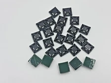 25PCS CABLE ZIP TIE WRAP ADHESIVE MOUNTING BASE HS100 SMALL BLACK 1/2  X 1/2