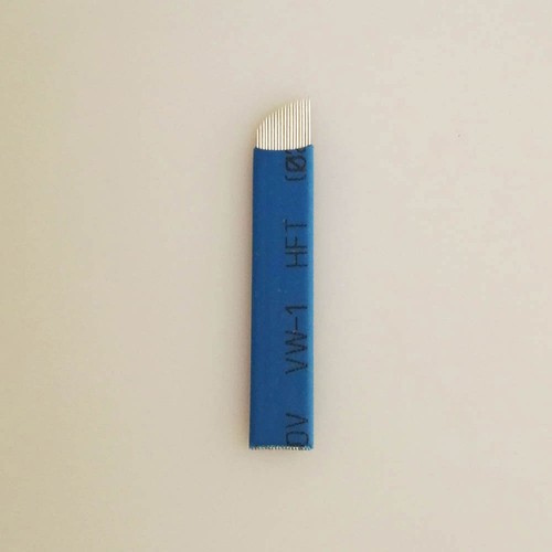 Microblading 18 Pins Needles Permanent Makeup Eyebrow Tattoo Bevel ...