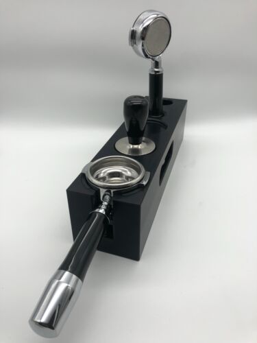 Tamperstation Siebträger Espressomaschine ECM ROCKET LELIT E61 schwarz Zubehör - Bild 1 von 9