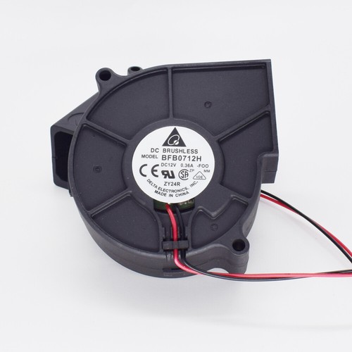 20 pièces ventilateur à bille de refroidissement sans balais Delta BFB0712H 75 x 75 x 30 mm 12 V 0,36 A DC - Photo 7/8