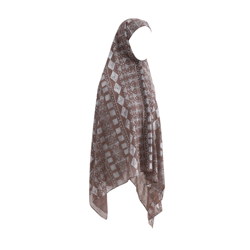 1920s Ladies vintage Hijab fashion Faux Assuit Foil print scarf shawl Turban - Picture 9 of 25
