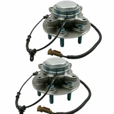 2 Front Wheel Hub and Bearing Assembly For 2015-2017 Ford F-150 6Lug 2WD H18 IN