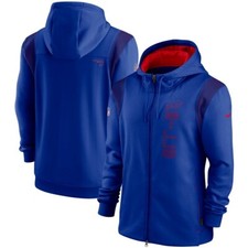 Buffalo Bills Nike Sideline Team Performance Full-Zip Hoodie Men's 2021 NFL New