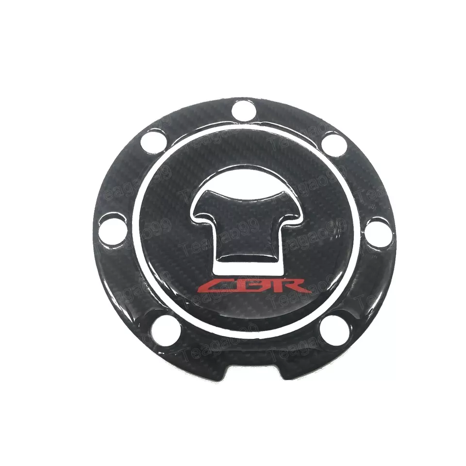 Protector adhesivo de tapa de gas combustible de fibra de carbono para Honda CBR600RR 2003-2016 Foto 2 de 3