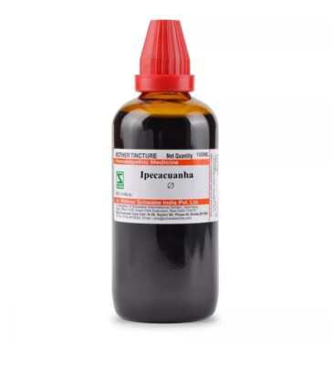 Willmar Schwabe Homeopathy Ipecacuanha Mother Tincture Q (Size 30/100ml)