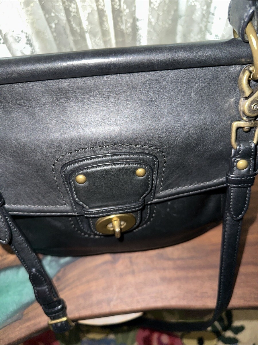 Coach 19132 Willis 70th Anniversary Limited Edition Black Leather