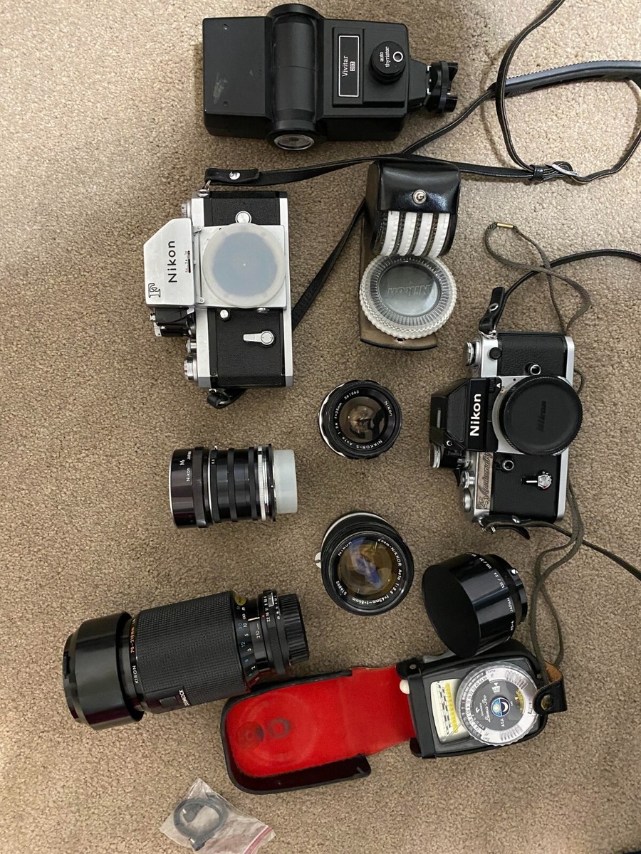 Nikon F2A 25th Anniversary + Nikon F Photomic T + Lenses