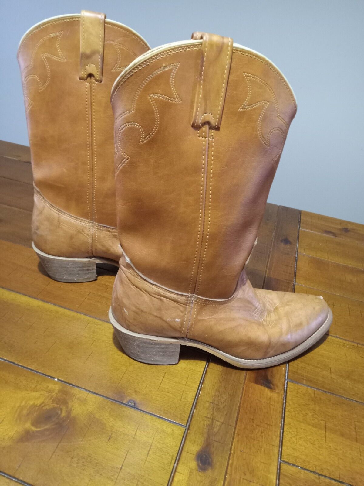 Brown Cowboy Boots Size 10 1/2 - image 6