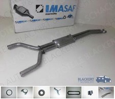 IMASAF Auspuff Mitteltopf+Anbauteile für Mercedes Coupe 380 SLC V8 C107 BJ 80-81