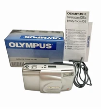 Refurb Olympus Infinity Zoom 105 QD 35mm Point & Shoot Film Camera RARE