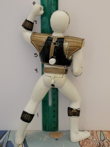 BANDAI VTG 1995 POWER RANGERS WHITE RANGER 8'' PROJECTOR ACTION FIGURE ...