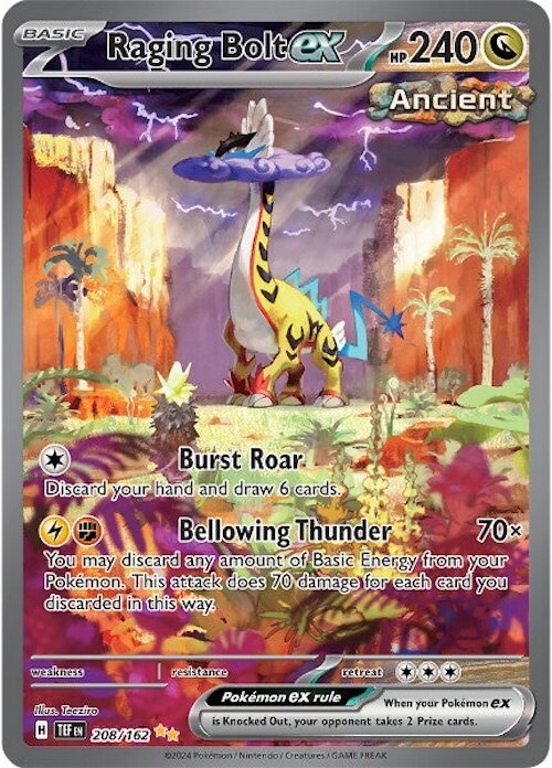 Raging Bolt ex 208/162 Sv05: Temporal Forces Holo for sale Raging Bolt ex 208/162 Sv05: Temporal Forces Holo for sale