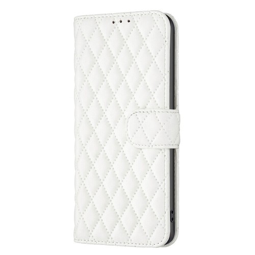 Grid Leather Card Wallet Phone Case For Motorola G200 G72 E20 G Play G22 S30 G62 - Picture 13 of 15