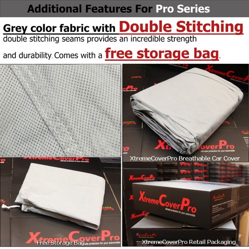 1995 1996 1997 1998 Volkswagen Cabrio Breathable Car Cover w/MirrorPocket - Foto 5 di 10