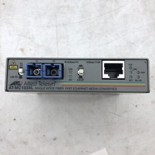 Allied Telesyn AT-MC103XL Fast Ethernet Media Converter Single Mod TESTED POWER
