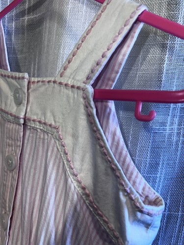 Designers at Debenhams Junior j Pink White Pink Stripe shorts playsuit 18-24 Mon - Picture 3 of 9