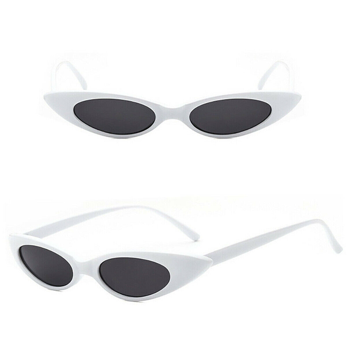 小物 White Cat Eye Sunglasses Fashion Small Cat Eye Sunglasses Retro Vintage Women Outdoor