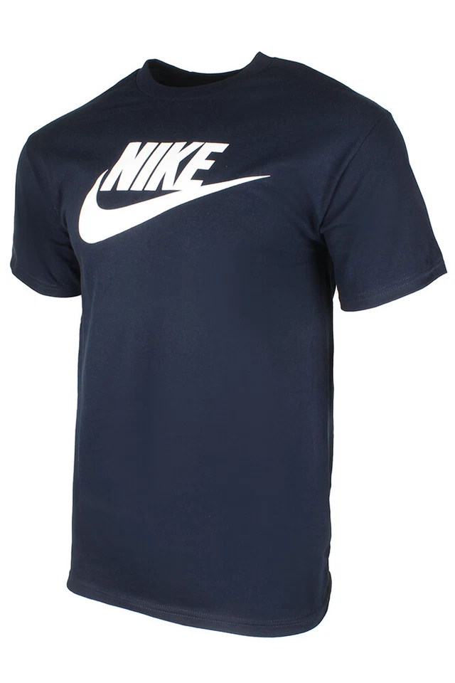 Nike Men's T-Shirt Athletic Logo Swoosh Printed Active Short Sleeve Tee - Image 4 of 4