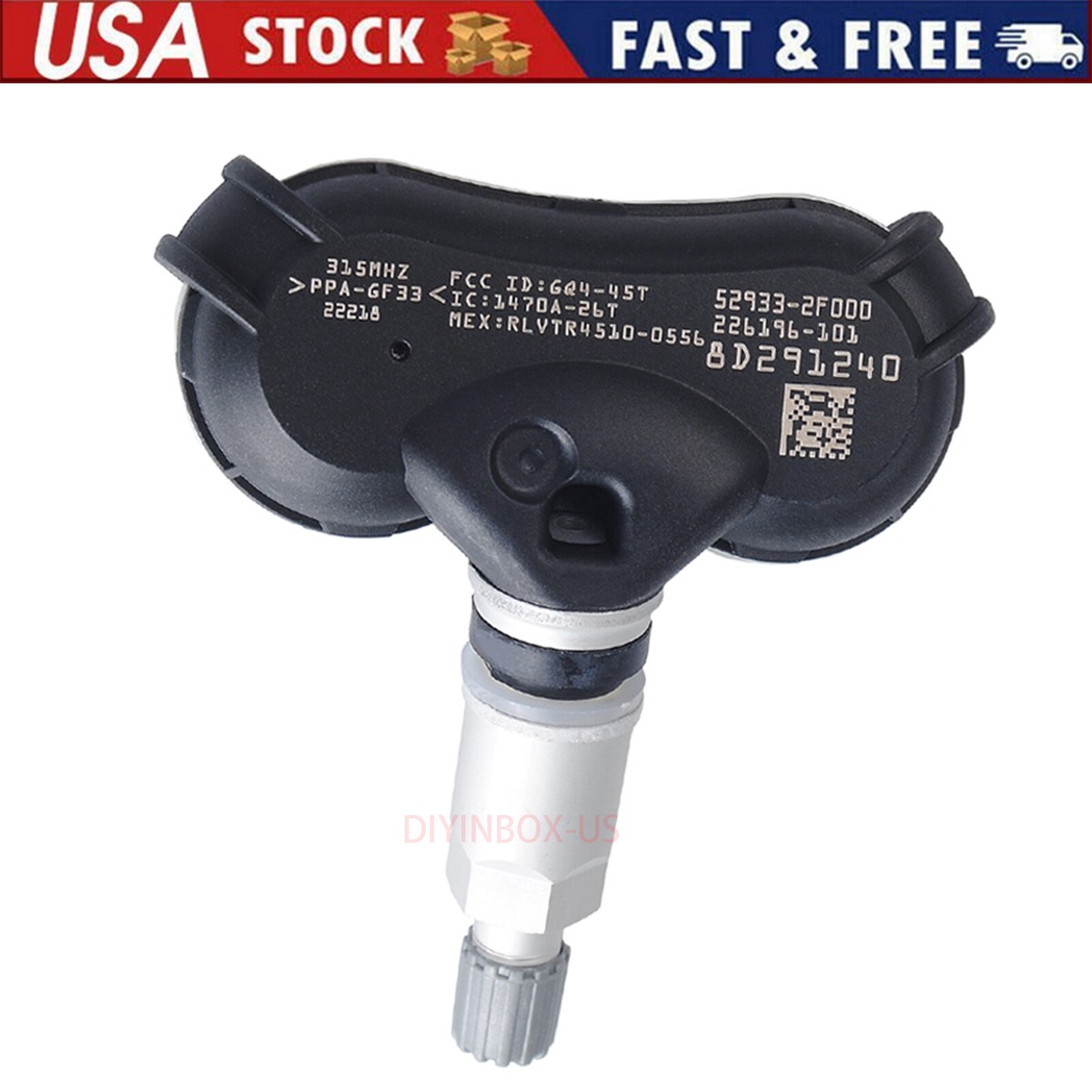 タイヤ圧力センサー Compatible With Hyundai For Accent For Genesis 2014-2017 TPMSセンサー  Compatible with タイヤセンサー Compatible with Kia for K5 2011-2015 TPMS タイヤ圧力センサー 52933-