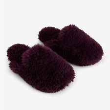 Express Fuzzy Teddy Slippers