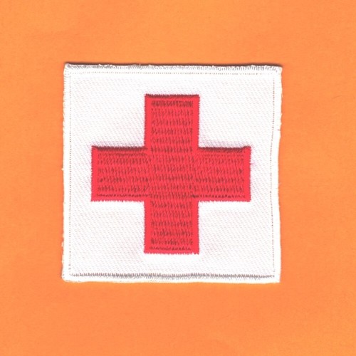 IFAK Patch EMT Medic Paramedic For First Aid Med Kit Red White Iron on Sew on - Picture 3 of 3