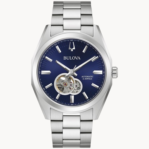 Bulova Men's Surveyor Classic Automatic Silver Stainless Steel Watch 42MM 96A275 Bulova Men's Surveyor Classic Automatic Silver Stainless Steel Watch 42MM 96A275