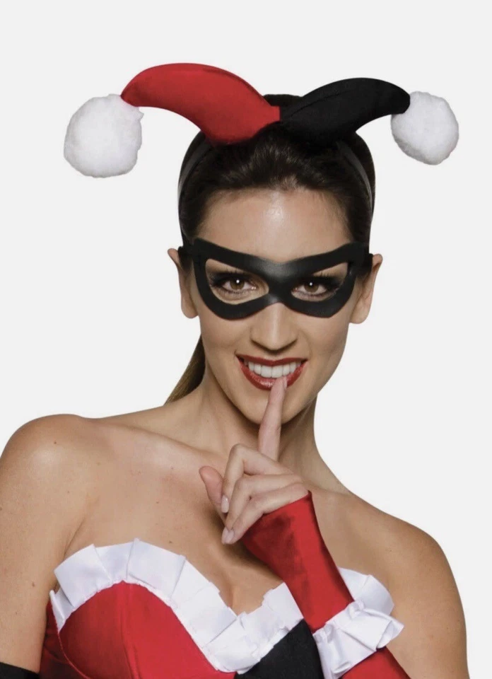 Harley Quinn Gotham City Most Wanted Adulto Mujer Halloween Disfraz NUEVO Foto 3 de 4