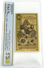 2022 Wyoming 1 Goldback PCGS 70 *ALPHA SERIES* (Reverentia, Reverence)