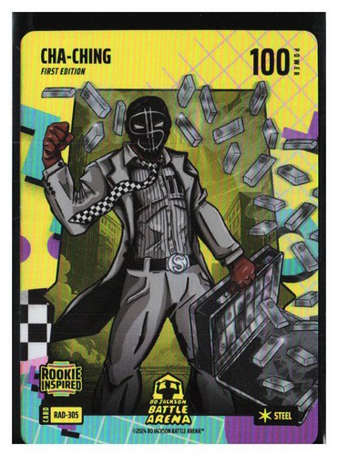 Bo Jackson Battle Arena Cha-Ching Jackson Chourio Rad Steel Battlefoil