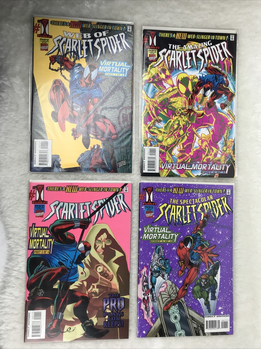 Marvel Comics - Web of Scarlet Spider VIRTUAL MORTALITY Complete 1