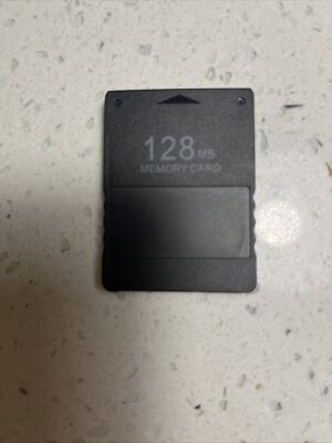 128MB Memory Card Data For Sony PlayStation 2 PS2 Unbranded