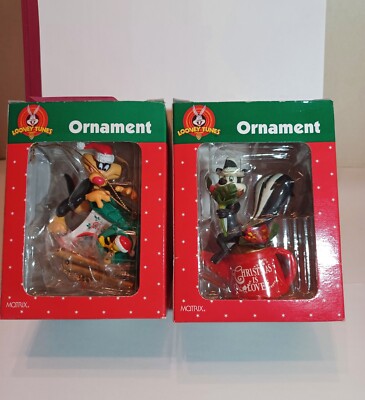 Boule De Noël Looney Tunes - Céramique Porcelaine - 35e Anniversaire - Neuf Boîtier