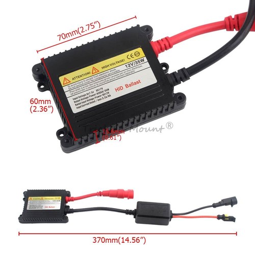 2PCS Motorcycle Car Headlight HID Ballast Universal 12V 35W - Picture 9 of 20