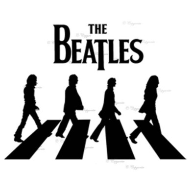 The Beatles - Vinyl Aufkleber Sticker für Zuhause, Wand, Deko, Bar, Laptop, Mac Air