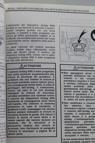 libretto uso manutenzione toyota corolla italiano 2000 - Foto 4 di 5