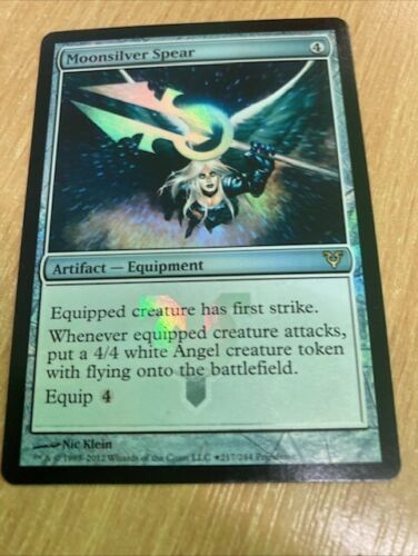 FOIL Moonsilver Spear ~ Prerelease Avacyn Restored [ N/M] [ Magic MTG ] - Picture 1 of 2