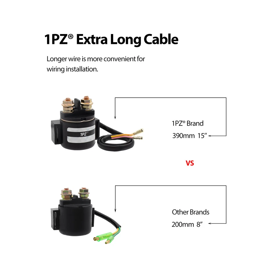 Relé de arranque solenoide Honda CB 125 CL 175 200 CM 200 250 400 450 GL1000 TRX 200 Foto 4 de 4
