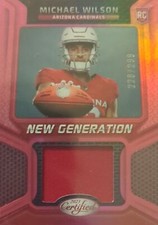 2023 Certified New Generation Jerseys Mirror Michael Wilson - AZ Cardinals Pink