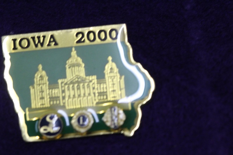  Lions Club Pin IOWA 2000